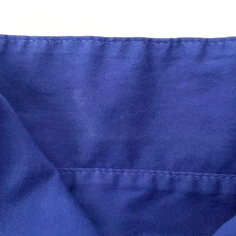 4/$25 Drawstrings of Malibu Long Sleeve Blue Cotton Shirt Travel Wear‎ Women S